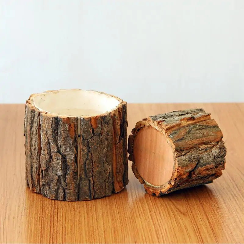 Tree Stump Planter Pot Vase
