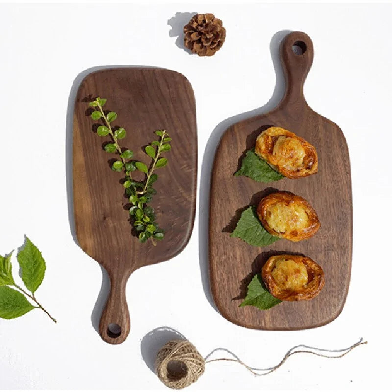 Black Walnut Wooden Serving Trays