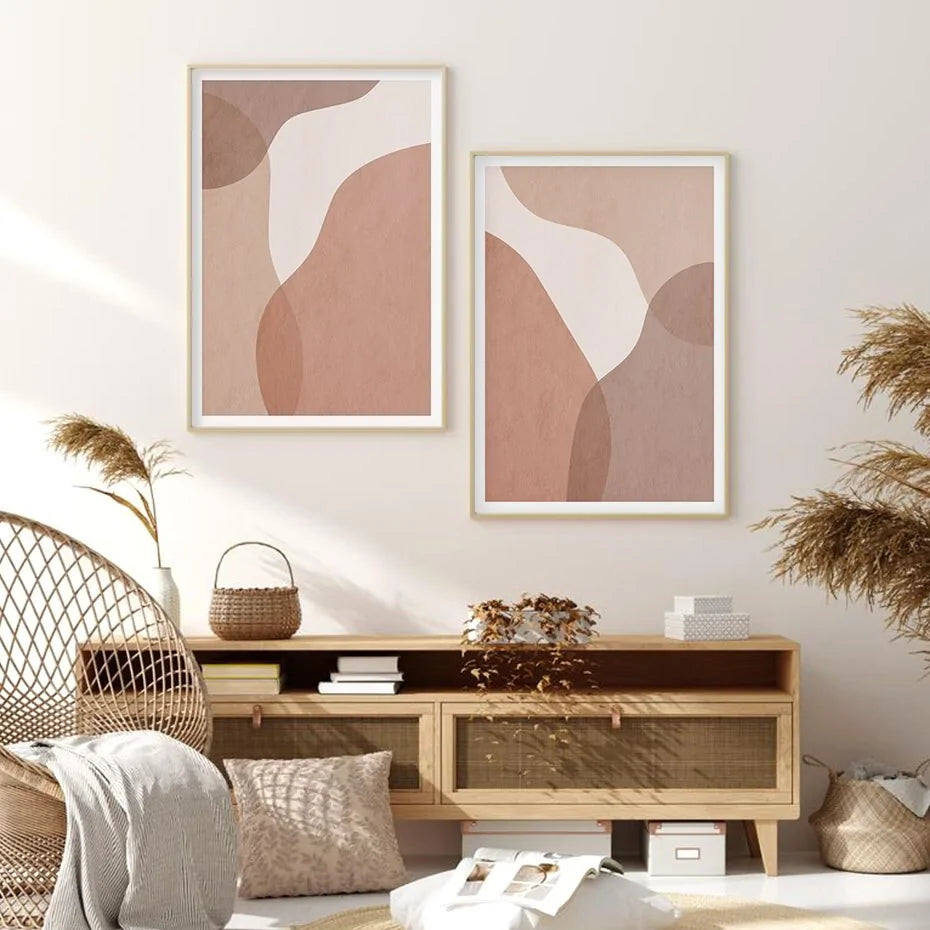 Abstract Geometric Canvas Wall Art