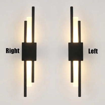 Sleek LED Wall Lamp Set