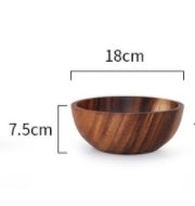 Acacia 5pc Wooden Bowl Set