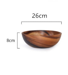 Acacia 5pc Wooden Bowl Set