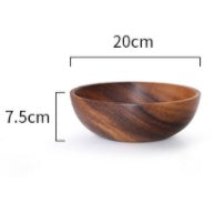 Acacia 5pc Wooden Bowl Set