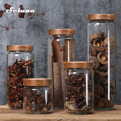 5 piece Glass Jar Set