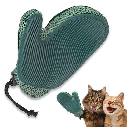 Double Sided Silicone Pet Grooming Glove