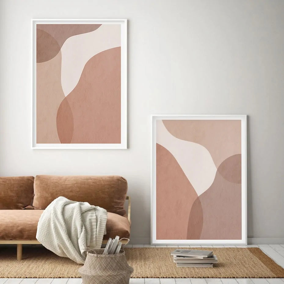 Abstract Geometric Canvas Wall Art