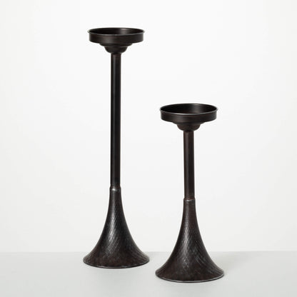 BELL-SHAPED CANDLE HOLDER SET