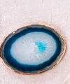 Handmade Blue Agate Coasters