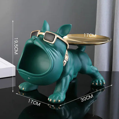 French Bulldog Holding Tray