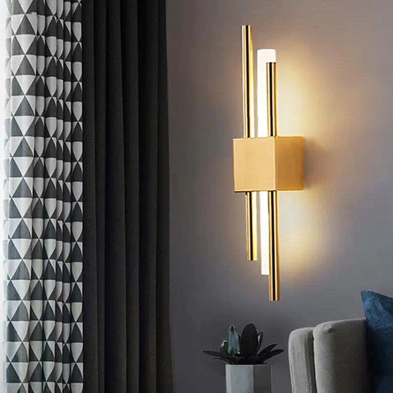 Sleek LED Wall Lamp Set