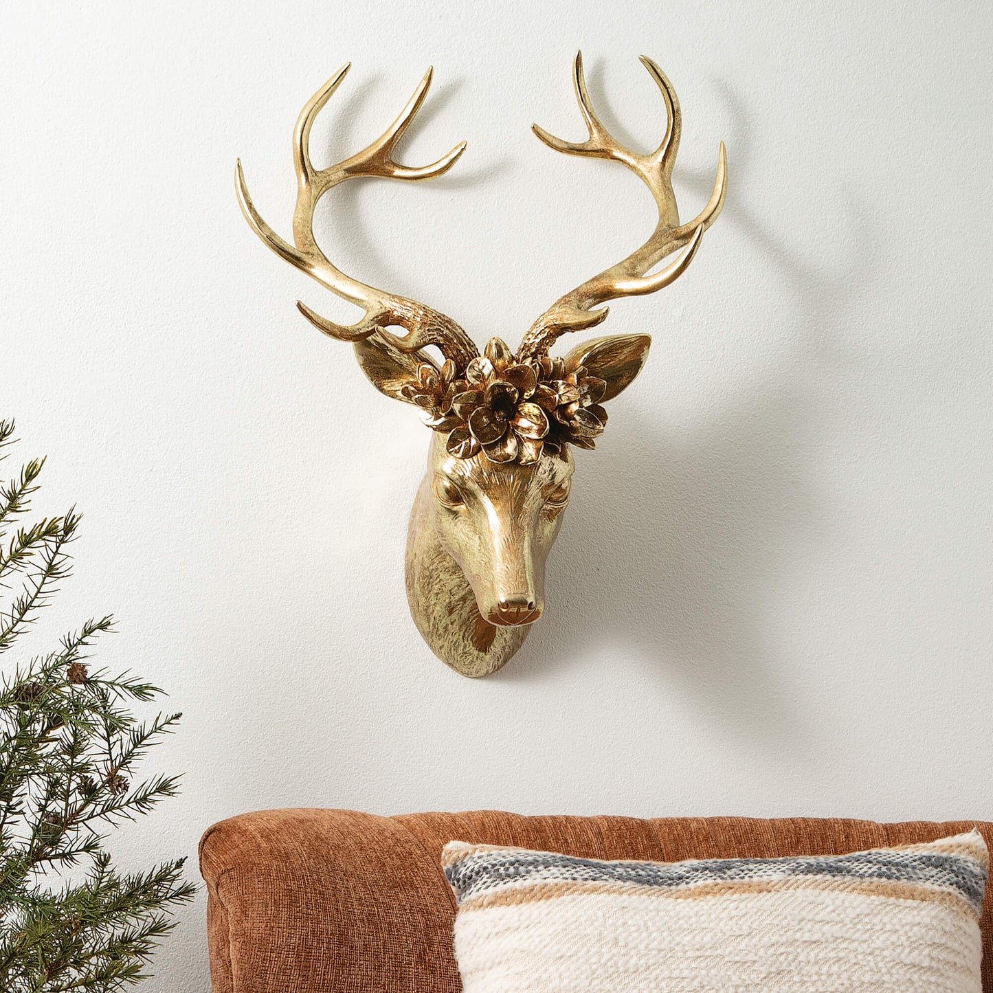 DEER HEAD WALL MOUNT