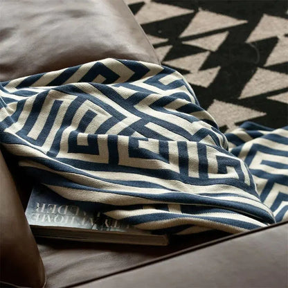 Geometric Throw Blanket