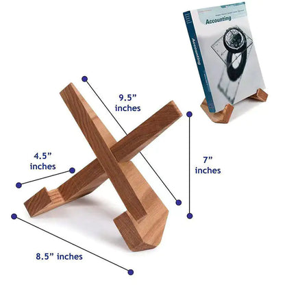 Solid Wood Book / Tablet Stand