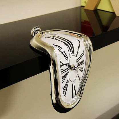 Melting Clock Sculpture