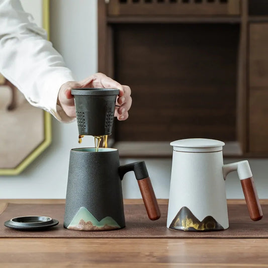 Loose Leaf Ceramic Tea Mugs