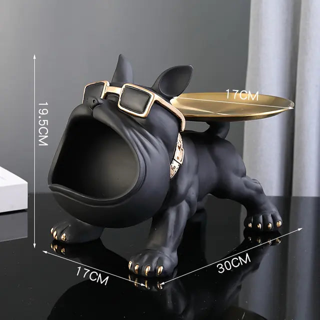 French Bulldog Holding Tray