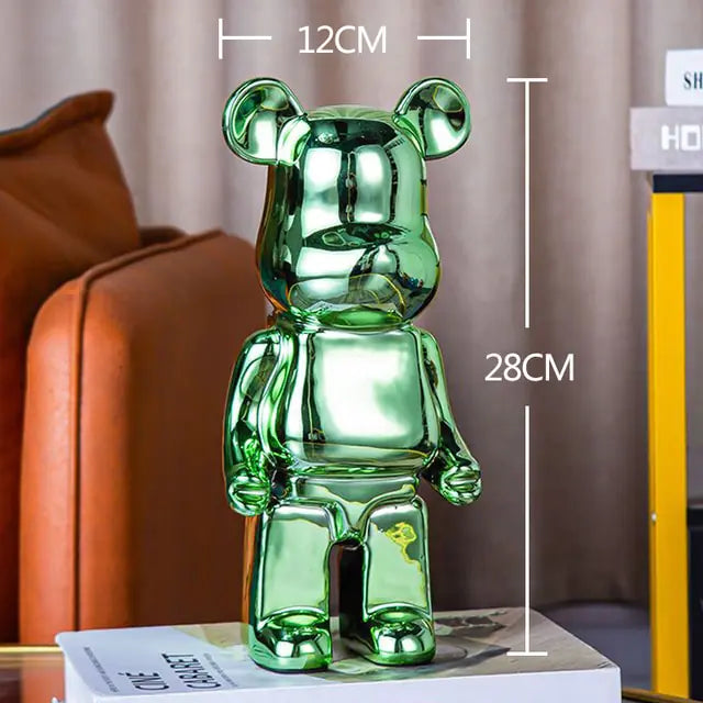 Jade Collectible Ceramic Bear Figurines