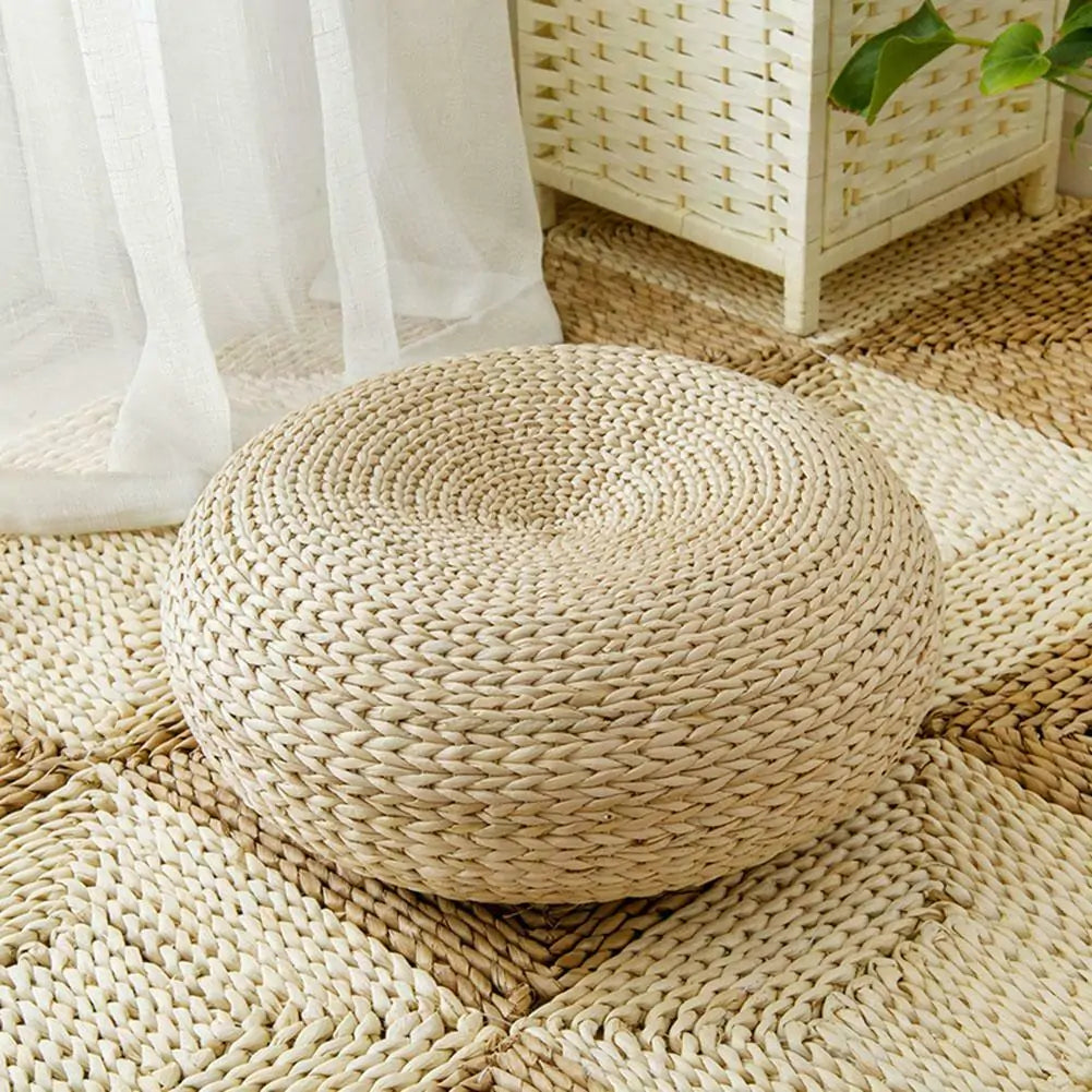 Straw Tatami Meditation Cushion