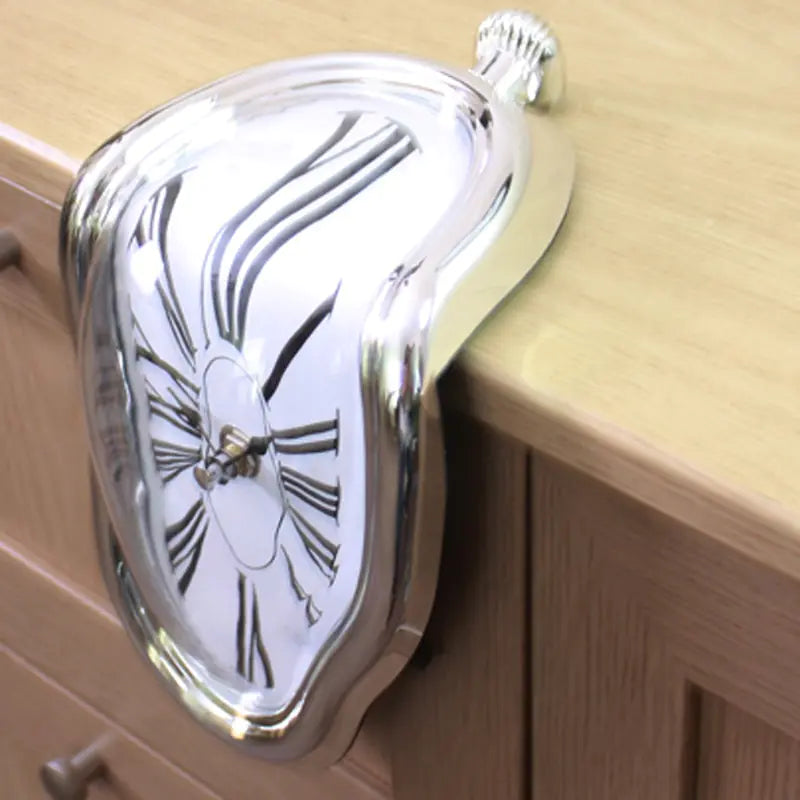 Melting Clock Sculpture