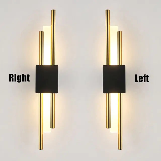 Sleek LED Wall Lamp Set