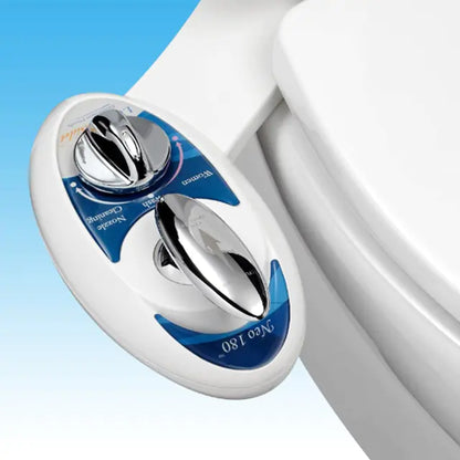 Dual-Nozzle Self-Cleaning Bidet Attachment