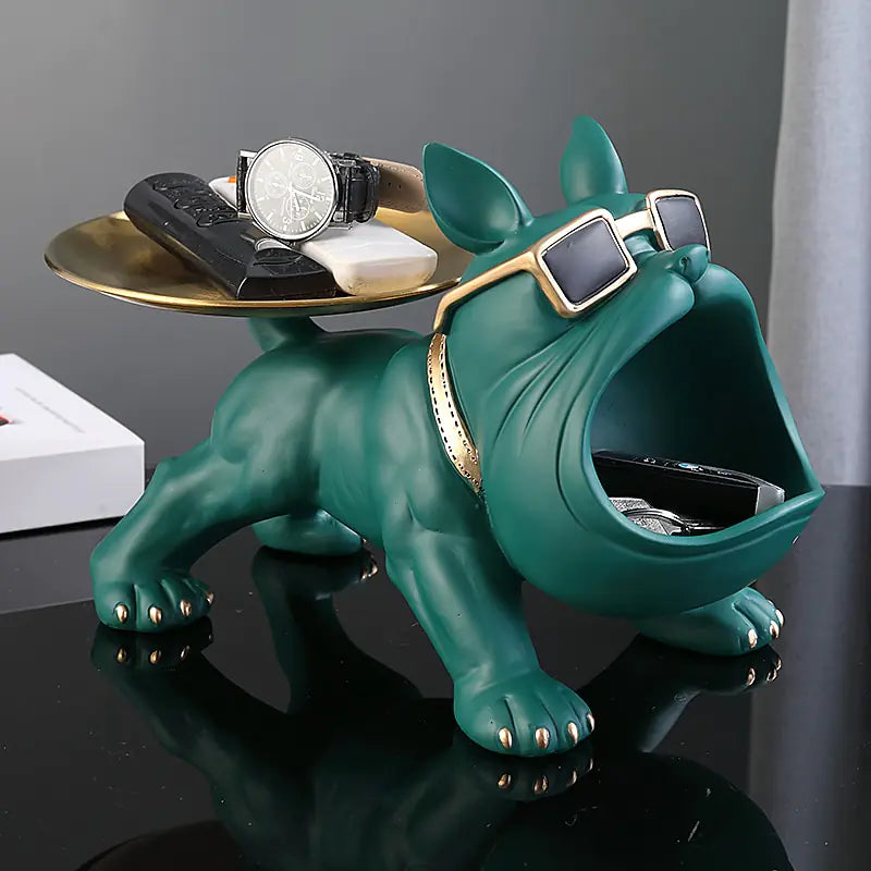 French Bulldog Holding Tray