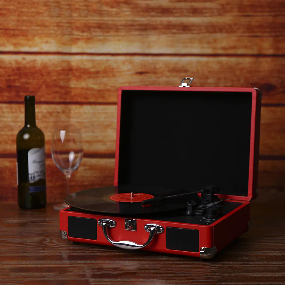 Vintage Portable Phonograph Turntable