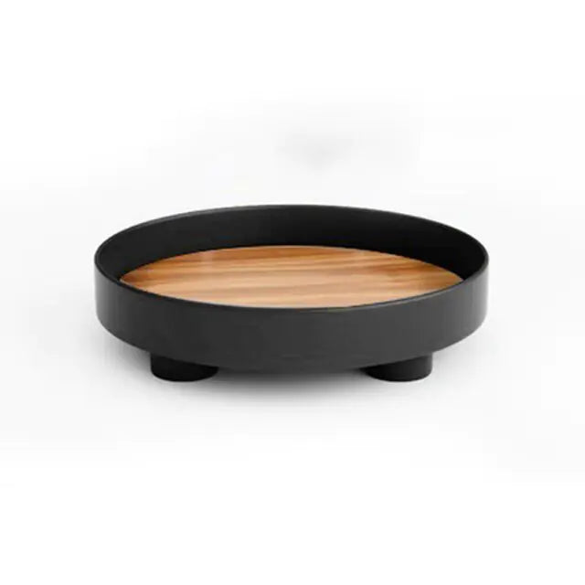 Round storage tray