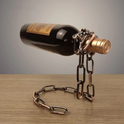 Iron Chain Bottle Holder