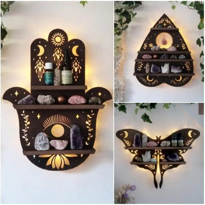 Wiccan Essential Oil Storage Rack