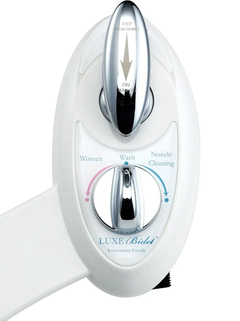 Dual-Nozzle Self-Cleaning Bidet Attachment