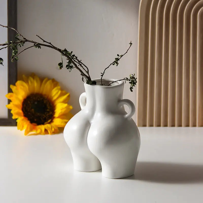 Female Form Ceramic Vase