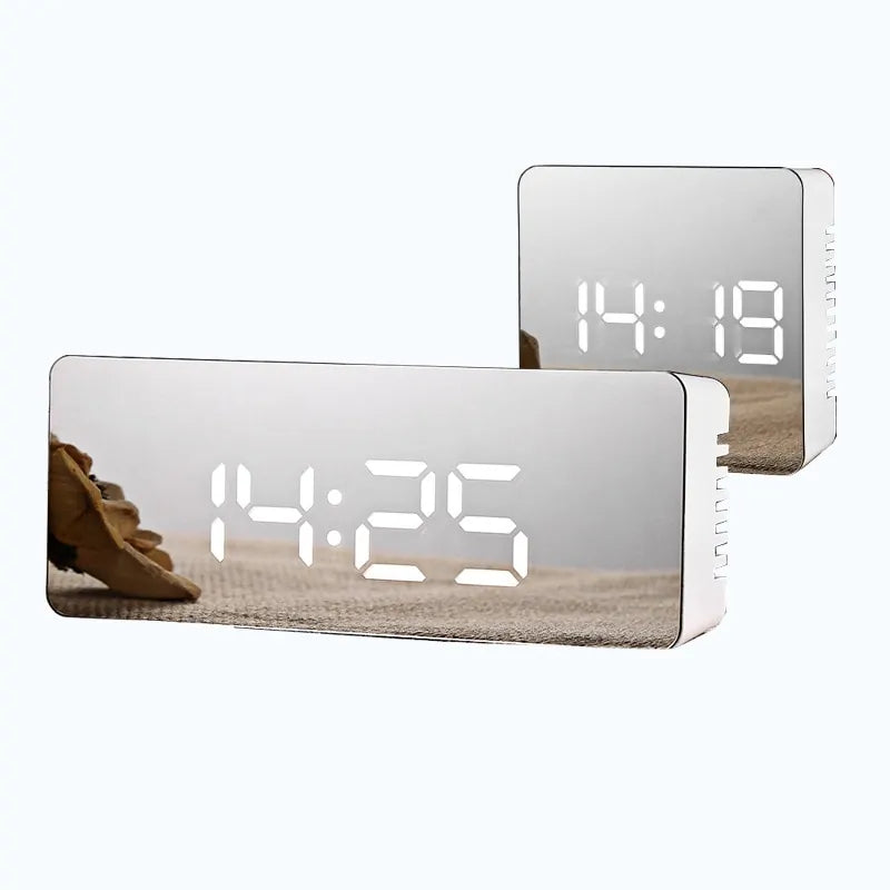 LED Mirror Alarm Clock