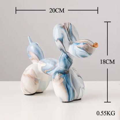 Resin Balloon Dog Statue