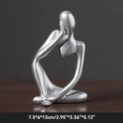 The Thinker Abstract Figurine