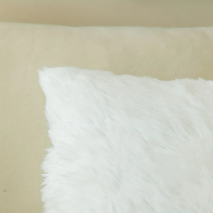 Faux Fur Throw Pillow Covers