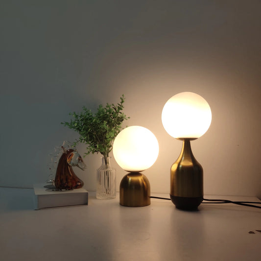 Nija Brass Table Lamps