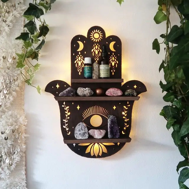 Wiccan Essential Oil Storage Rack